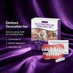 Cosmetic Denture Set for Instant Natural Smile