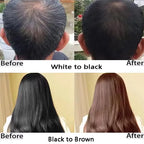 100ml 3 in 1 Herbal Hair Dye Shampoo for Gray Hair Coverage
