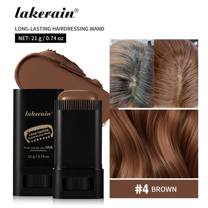 Temporary Hair Root Touch Up Stick for Gray Coverage