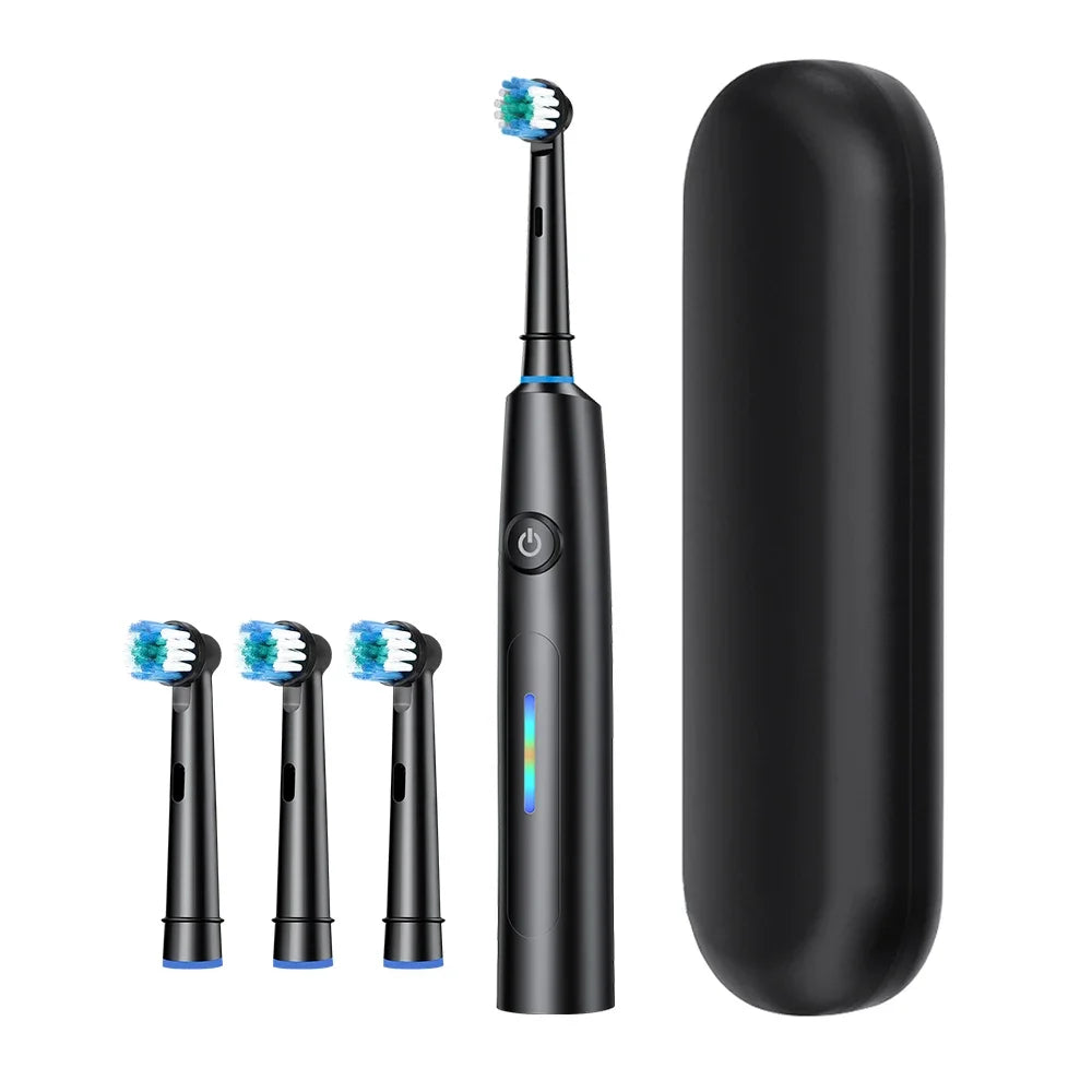 3D Rotating Rechargeable Electric Toothbrush for Adults