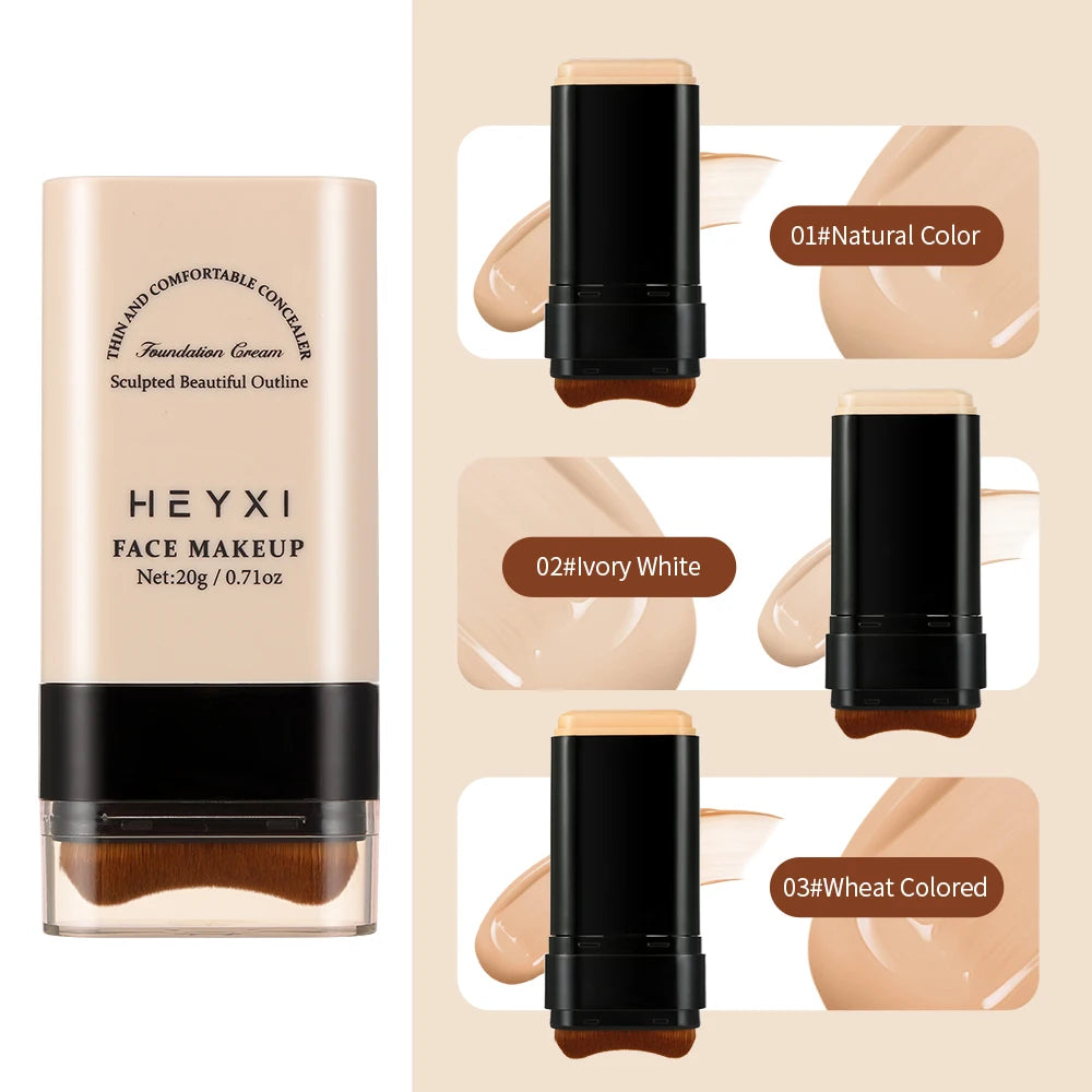 HEYXI Foundation Stick Long Lasting Moisturizing Concealer Makeup