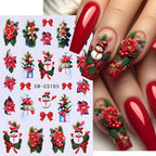 3D Christmas Cartoon Nail Art Stickers
