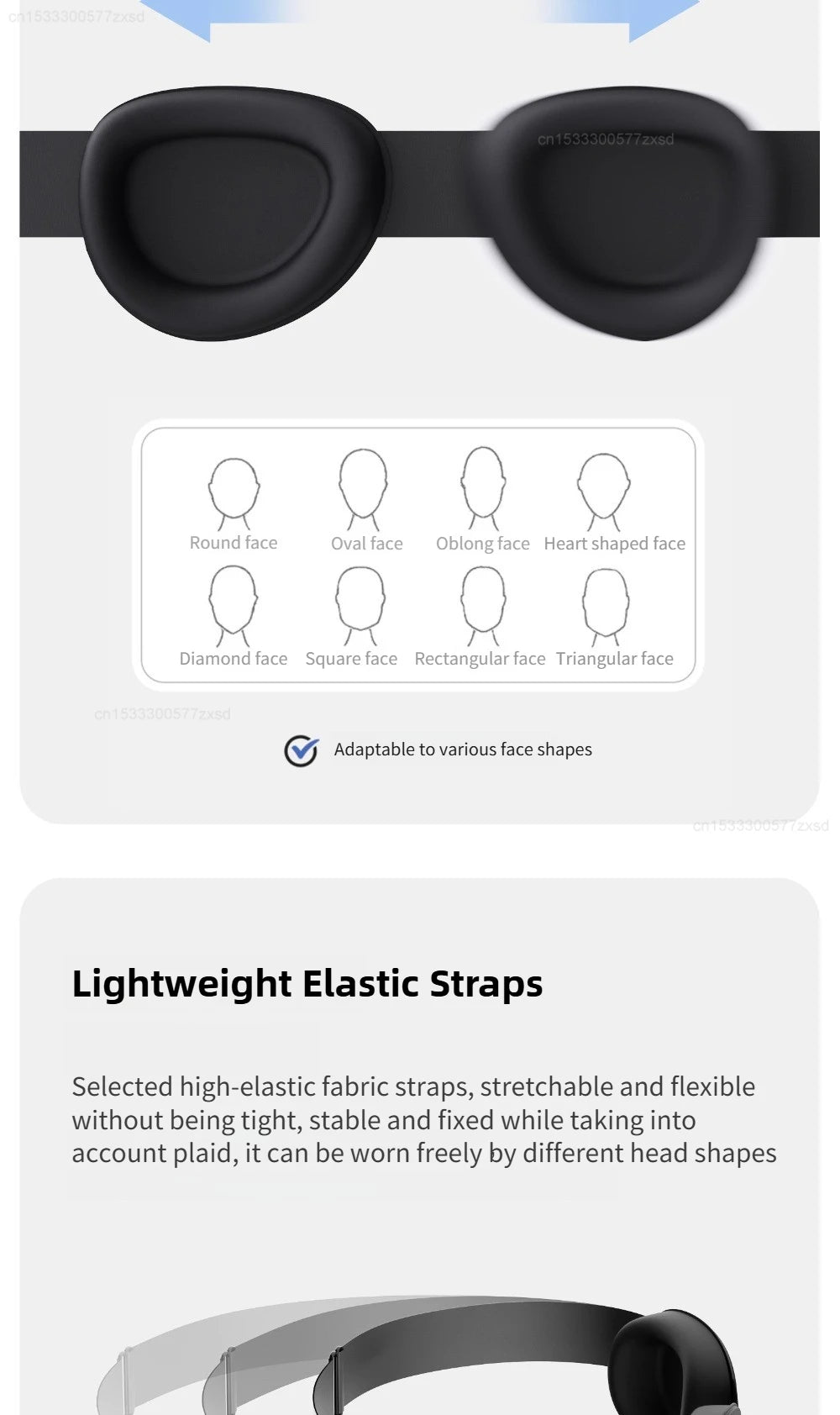 Dreamlight 3D Sleep Eye Mask Light Blocking Travel Blindfold - 15
