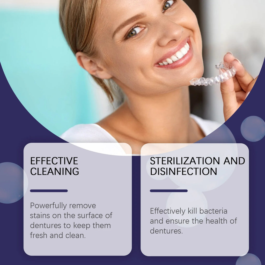 Effervescent Denture and Retainer Cleaning Tablets