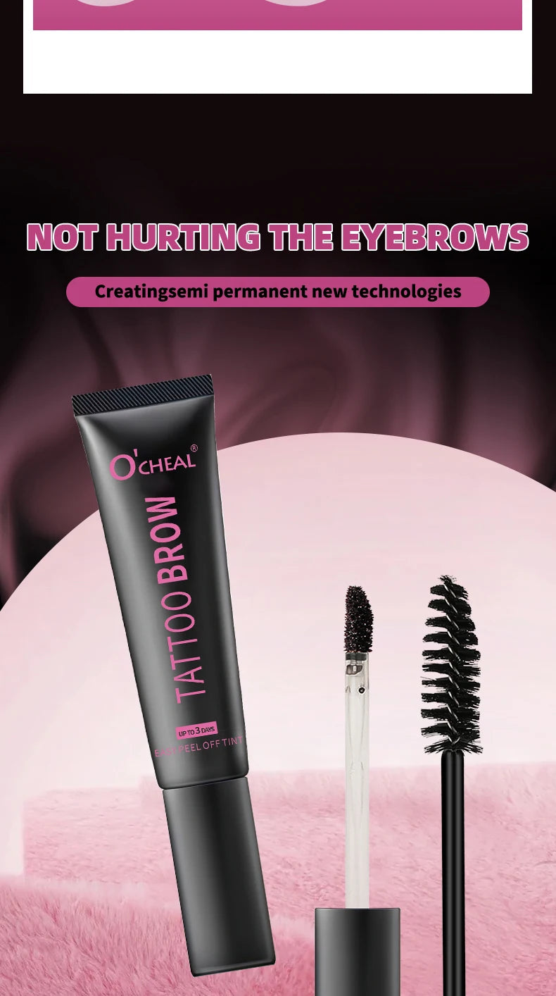 OCHEAL Waterproof Tattoo Eyebrow Gel Long Lasting Peel Off Brow Tint - 11
