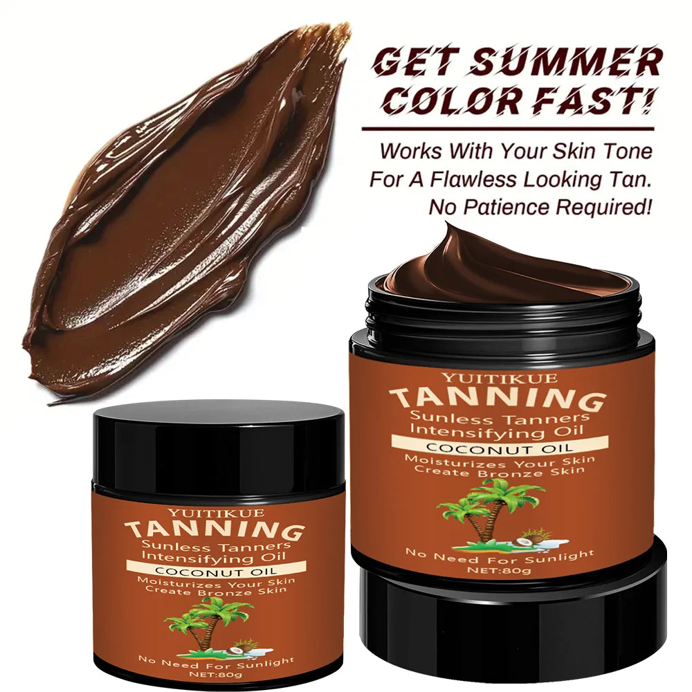 YUITIKUE Self Tanning Cream Sunless Body Bronzer and Moisturizer 80g