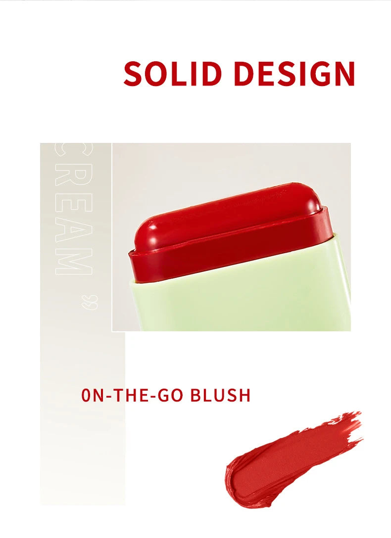 Meidian On The Go Waterproof Blusher Stick Cream Face Makeup - 10