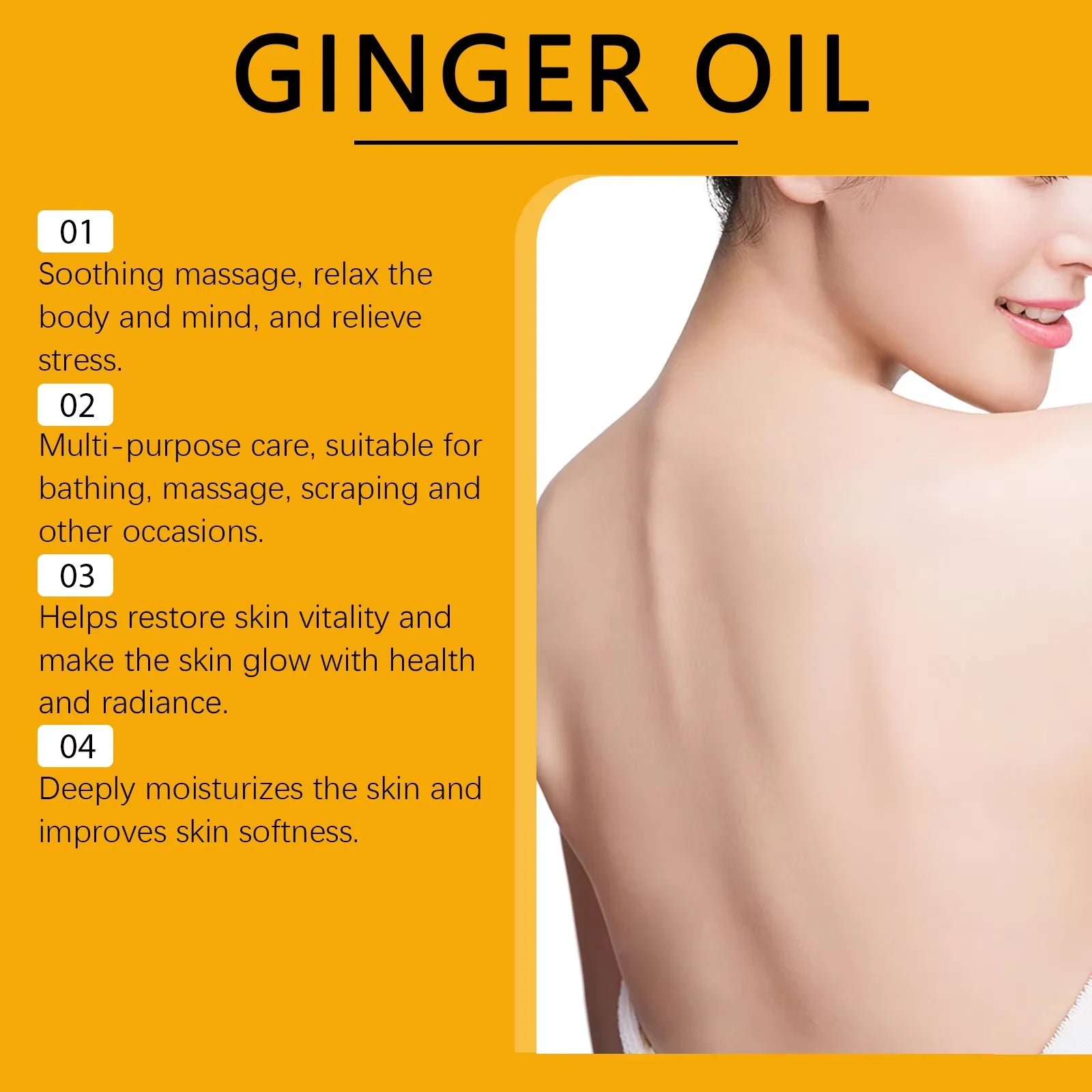Ginger Massage Oil for Muscle Relief and Skin Nourishment - 3