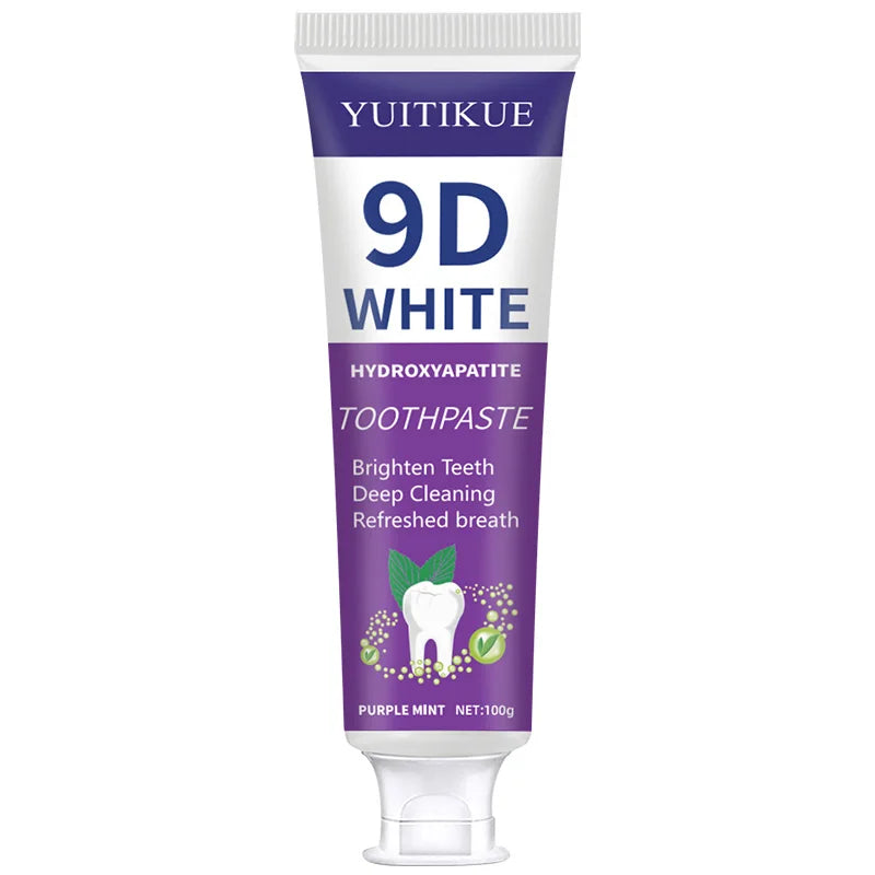 YUITIKUE Purple Teeth Whitening Toothpaste Stain Removal 100g - 8