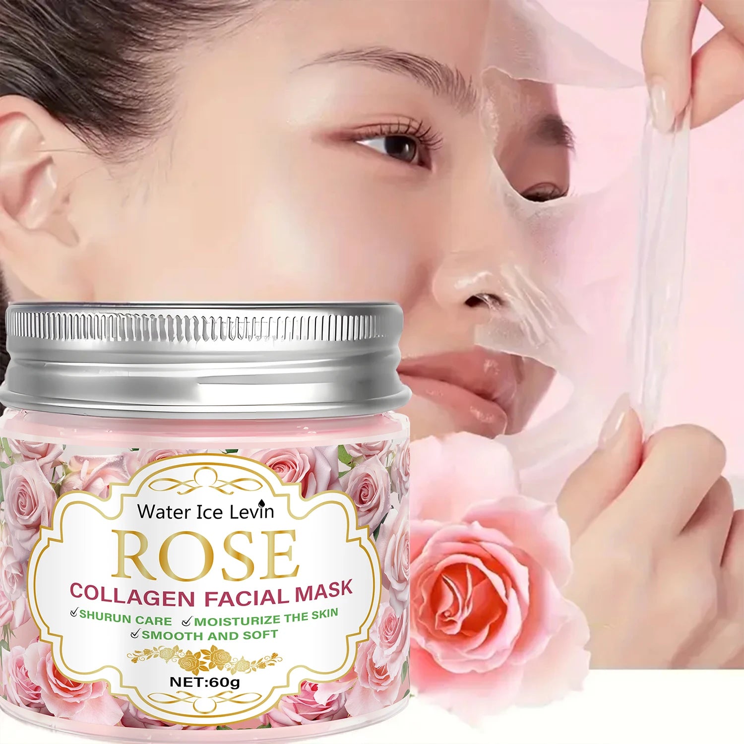 Collagen Jelly Face Mask Hydrating Anti Aging Gel Treatment - 8