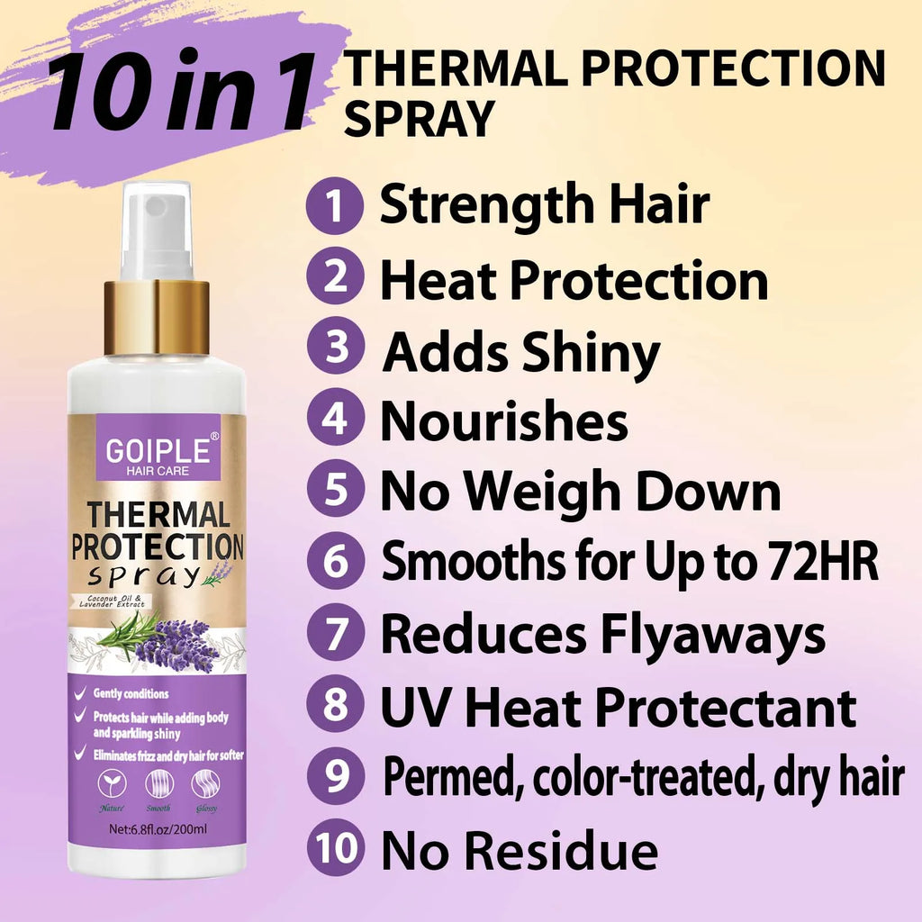Goiple Hair Care Kit Leave In Conditioner Heat Protection and Curl Cream