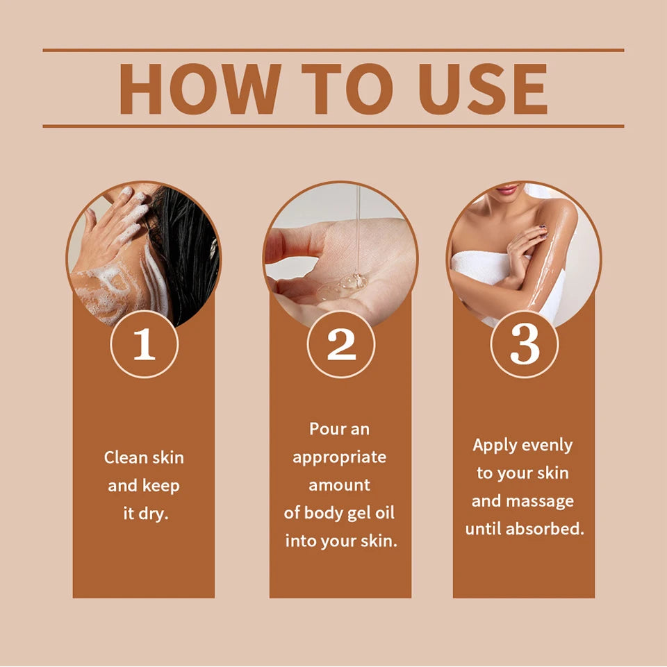 Radiant Cocoa Body Gel Oil for Deep Hydration and Glowing Skin - 15
