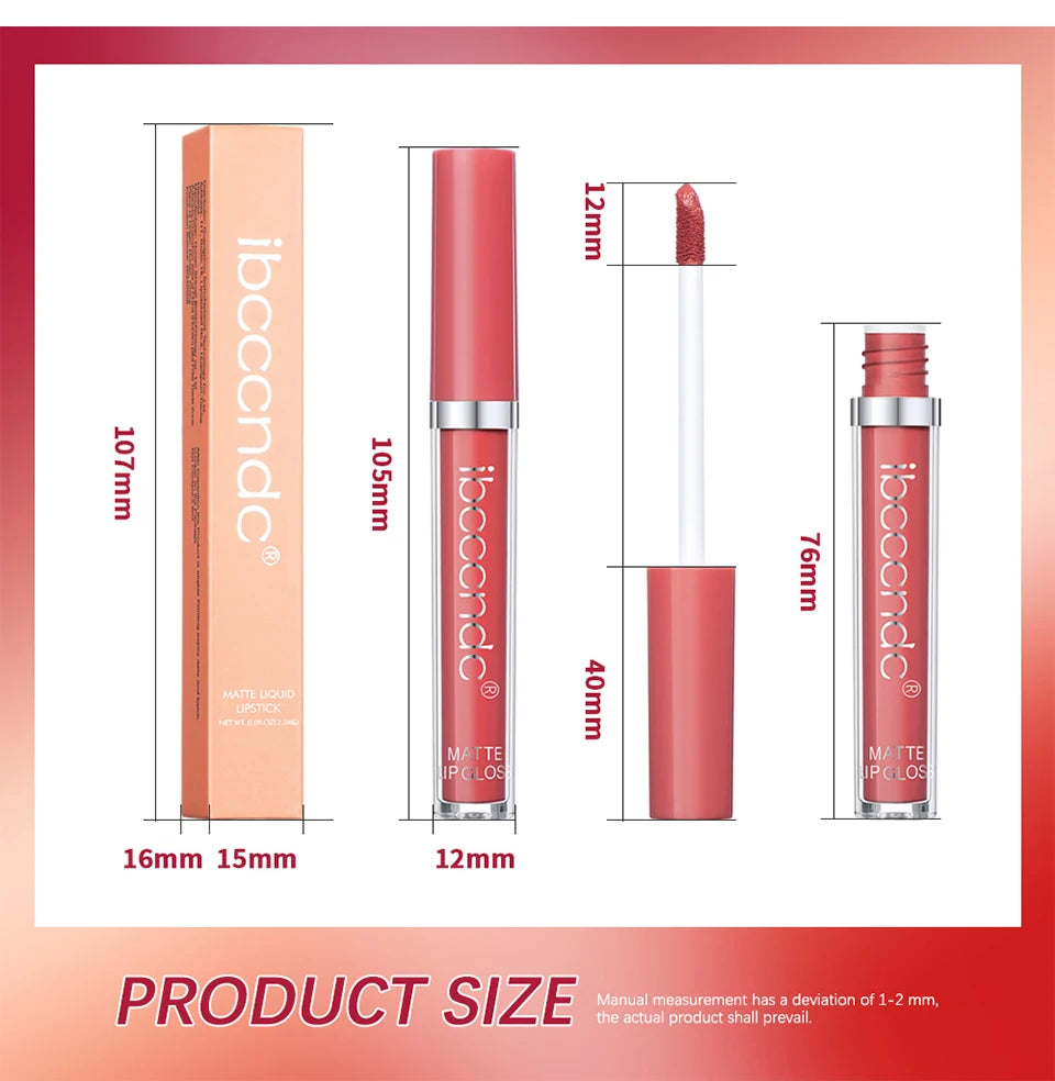 Matte Waterproof Liquid Lipstick - 20