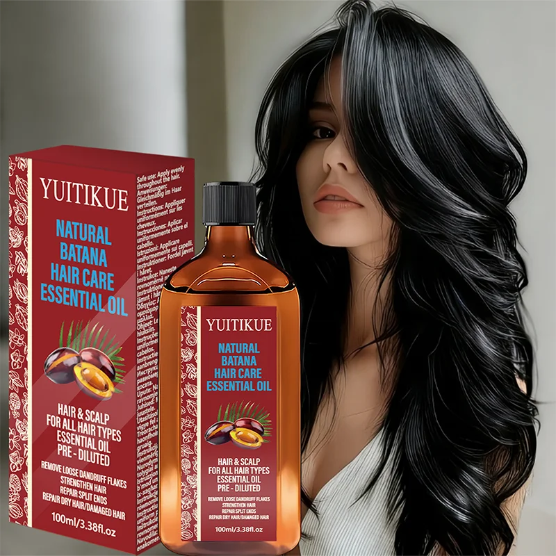 Natural Batana Hair Essential Oil 100ml Cold Pressed Scalp Treatment