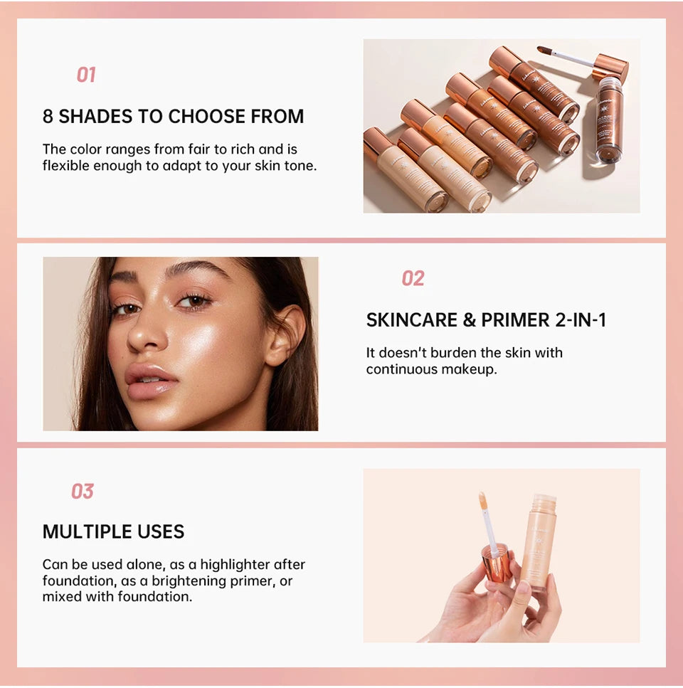 Liquid Illuminating Face Glow Serum for Radiant Skin - 8
