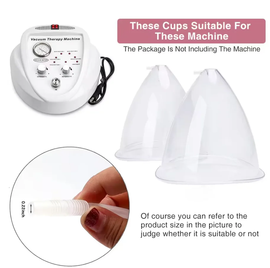 Vacuum Massage Cups for Breast and Buttock Lifting
