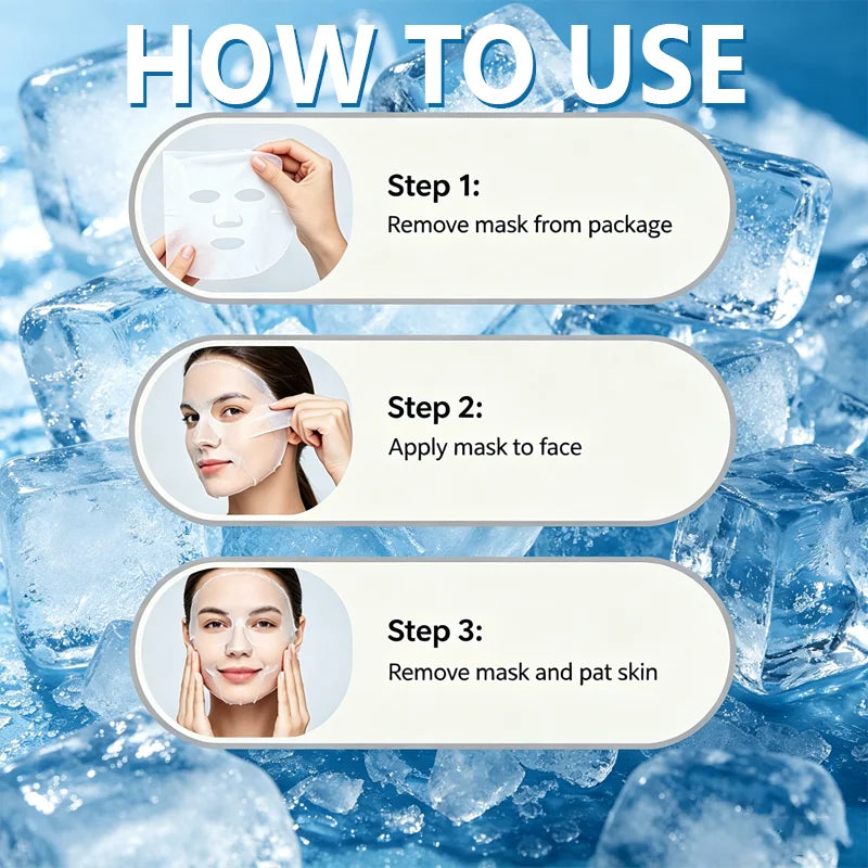 YUITIKUE Centella Asiatica Ice Mask Cooling Hydrating Face Sheet Mask