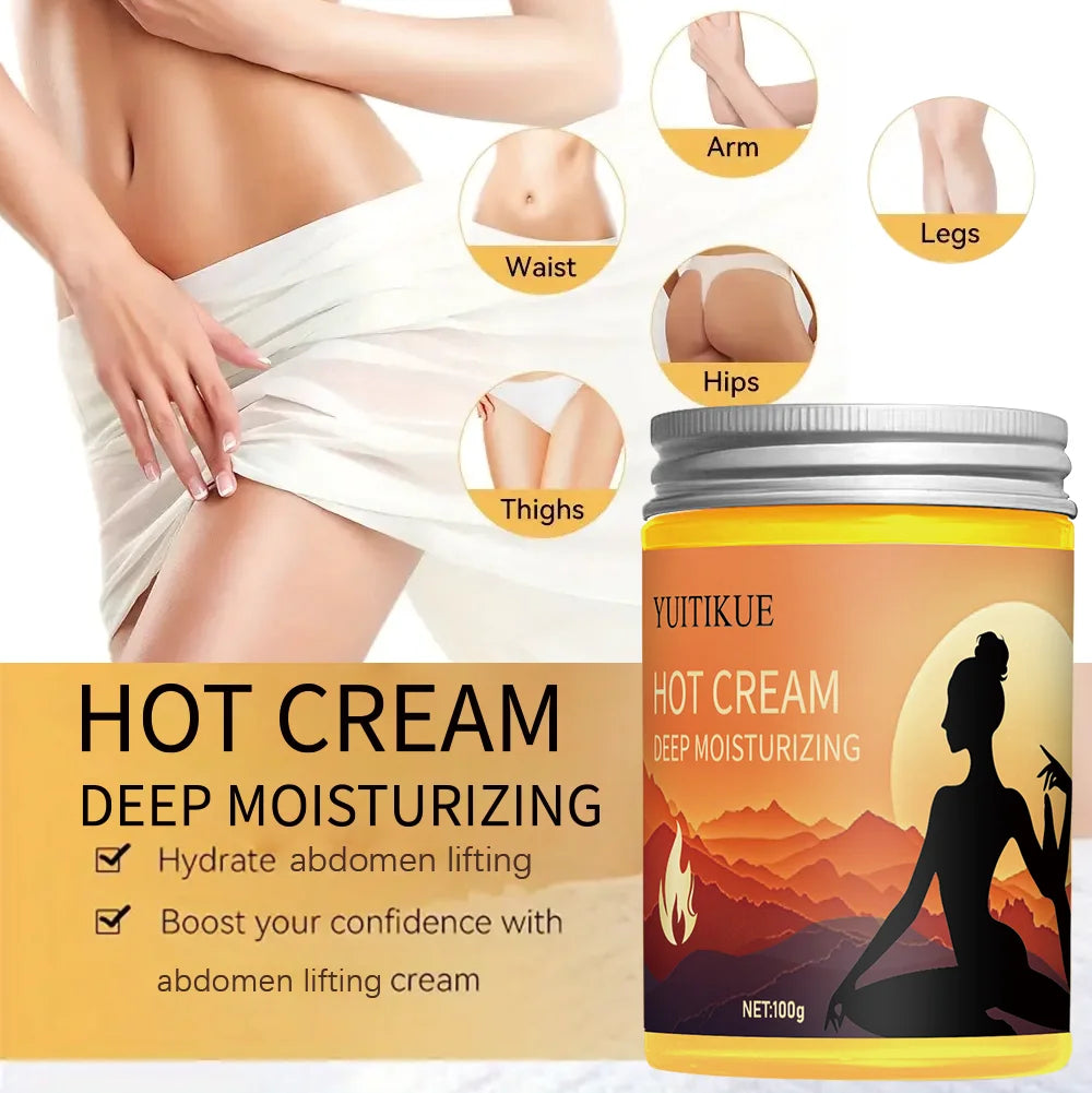 YUITIKUE Turmeric Mint Hot Cream Firming and Moisturizing Body Lotion - 5