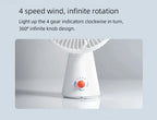Mijia Portable Desk Fan Rechargeable USB Handheld Cooling Mini Fan