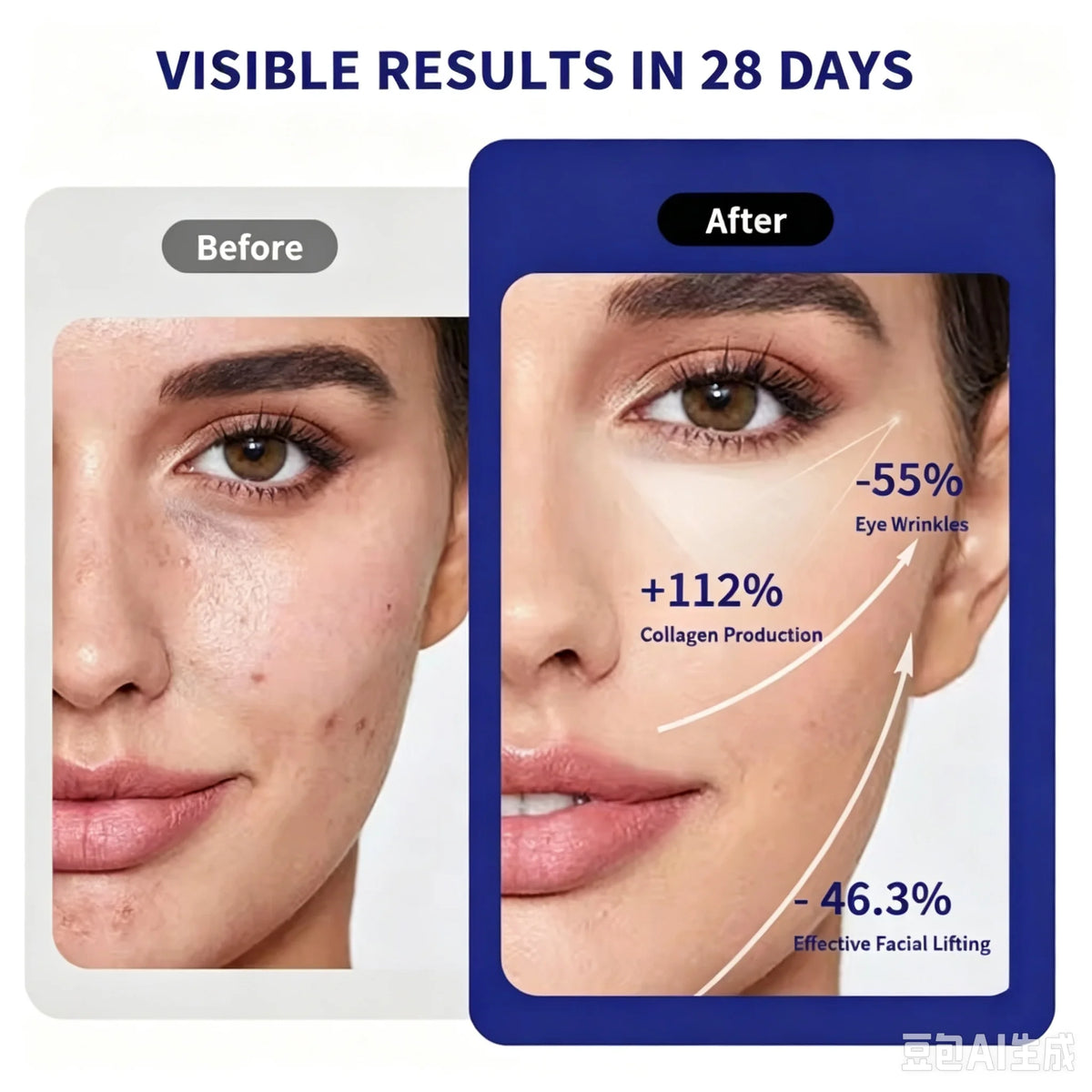 3-in-1 Red Light Facial Massager for Skin Tightening and Rejuvenation