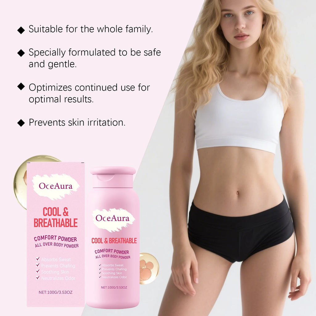 Cooling Sweat-Absorbing All-Over Body Powder