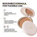 Soft Matte Bronzer Powder for Natural Face Contouring