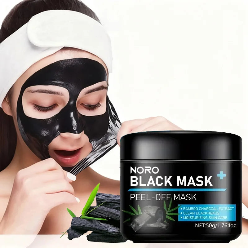 Noro Bamboo Charcoal Peel Off Facial Mask for Deep Pore Cleansing