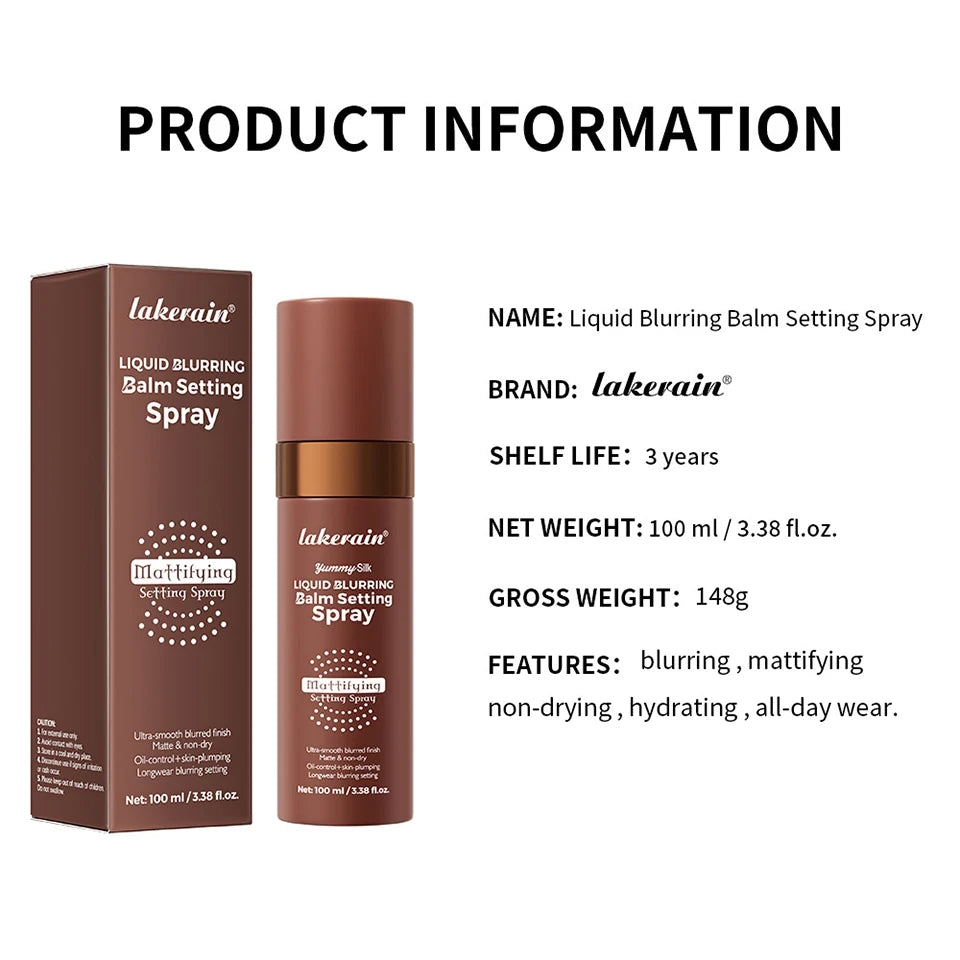 Liquid Blurring Balm Makeup Setting Spray