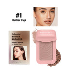 Soft Matte Butter Bronzer Powder for Face Contouring