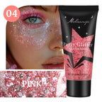 Molianji Glitter Gel Face and Body Shimmer Makeup for Parties