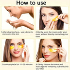 YUITIKUE PDRN Gold Eye Mask Anti Aging Dark Circle Remover Patches
