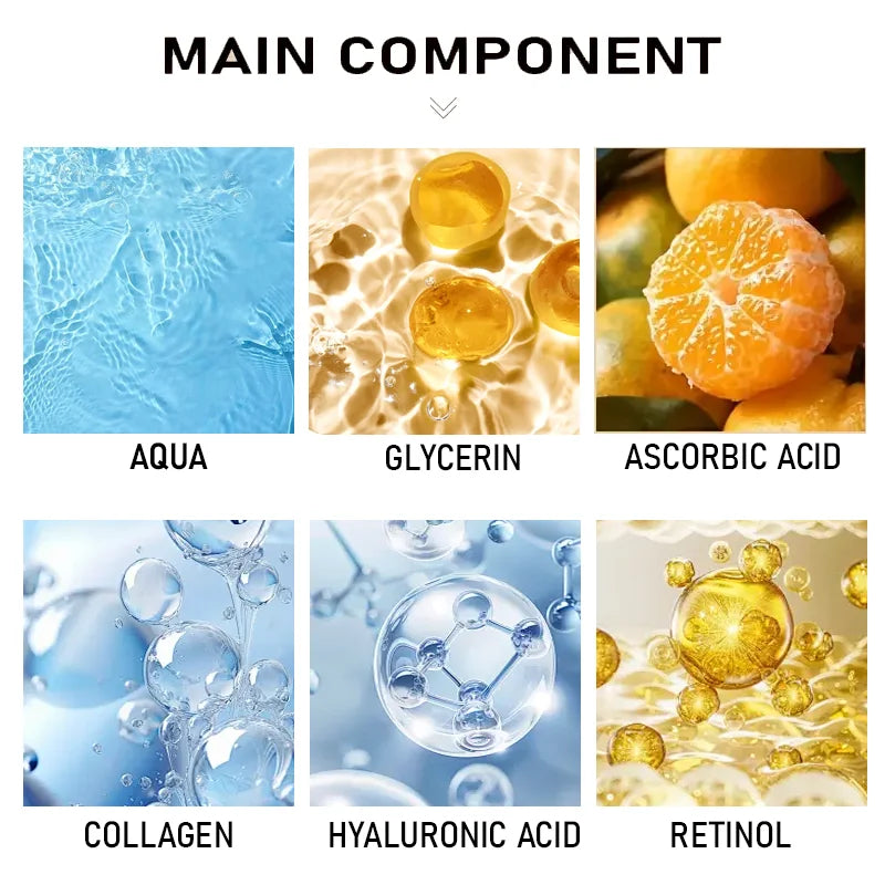 Retinol Collagen Face Cream Vitamin C Moisturizer for Anti Aging - 5