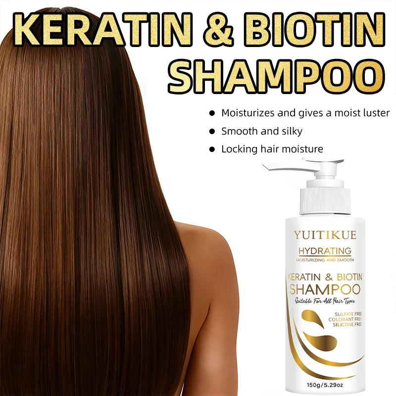 Keratin and Biotin Hair Shampoo 150g - 5