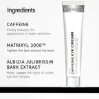 Caffeine Eye Cream for Dark Circles Puffiness and Tired Eyes