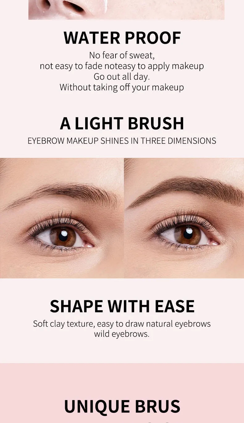 O'CHEAL Eyebrow Soap Sculpting Gel Waterproof Brow Styling Wax