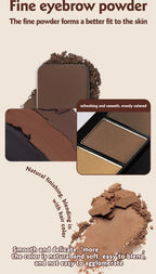 O'CHEAL Three Color Eyebrow Powder Waterproof Makeup Palette