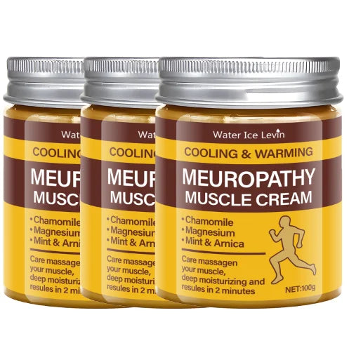 Neuropathy Muscle Cream Cooling Warming Magnesium Recovery Balm 100g - 7