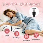 Cute Cat Heated Plush Pillow for Period Cramps and Back Pain