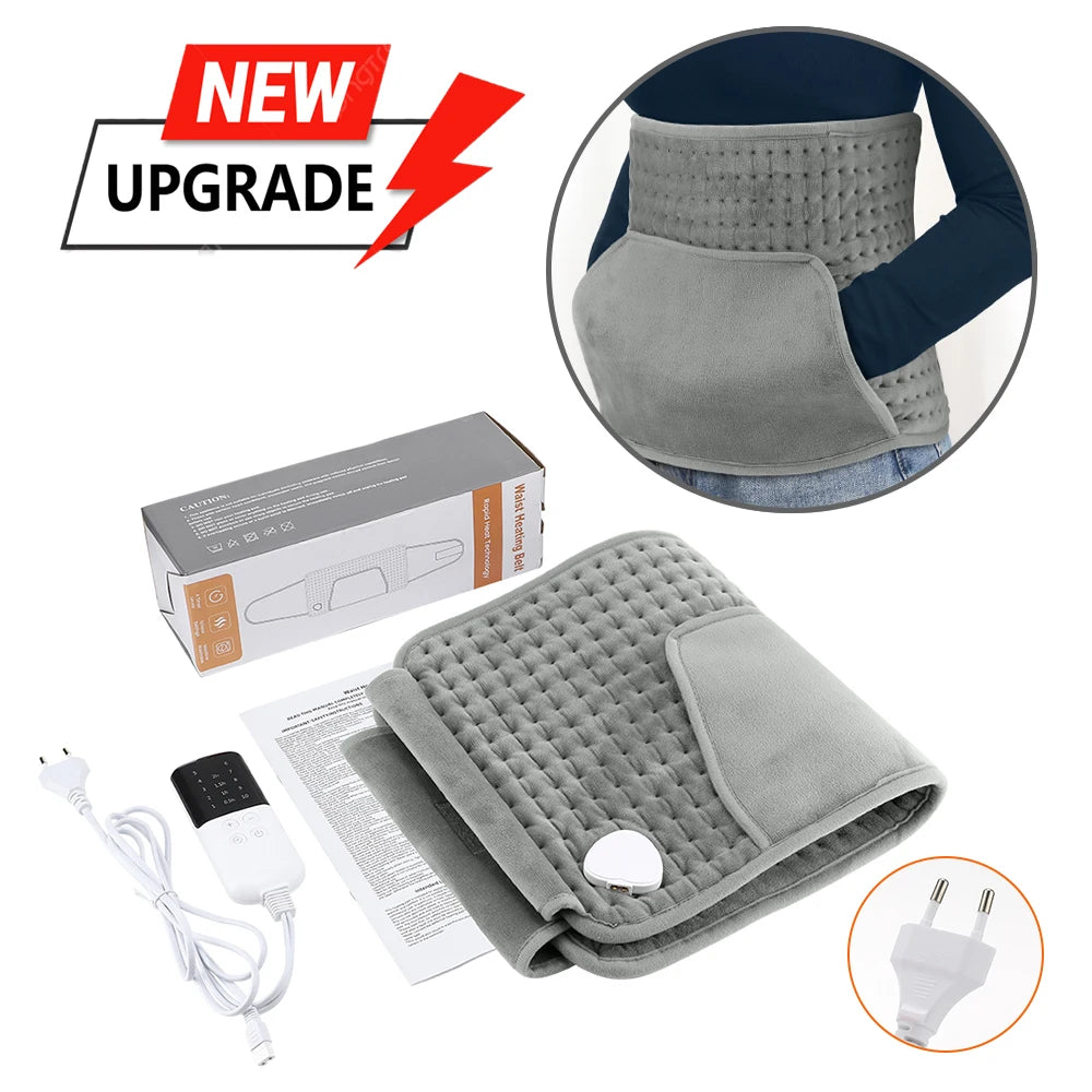 Electric Heating Waist Belt with Adjustable Temperature and Timer - 33