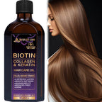 Biotin Collagen Keratin Hair Oil Anti Frizz Shine Treatment 100g