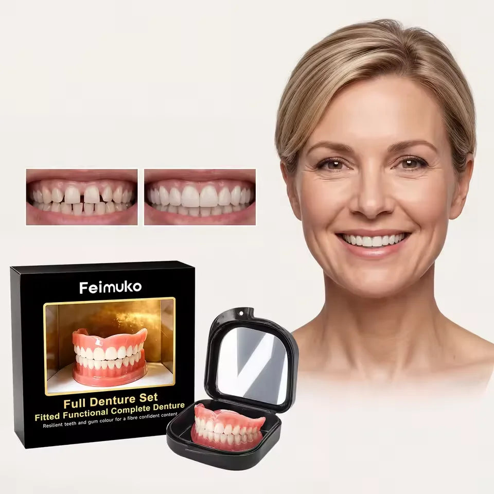 Full Mouth Silicone Dentures for Natural Smile - 9