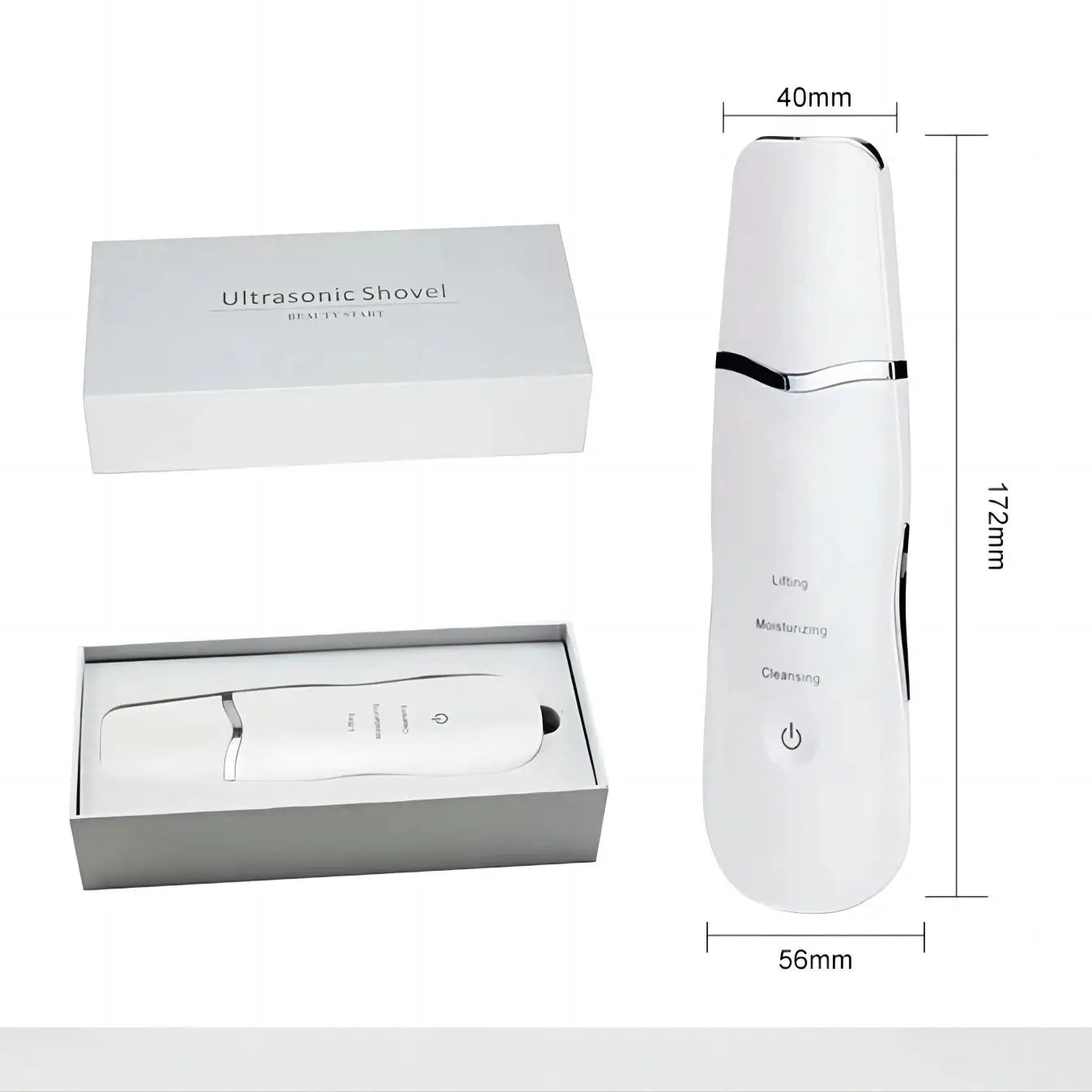 Ultrasonic Facial Skin Scrubber and Deep Pore Cleansing Spatula - 6