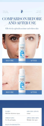 SADOER Ceramide Hydrating Spray Facial Toner and Moisturizing Mist Set