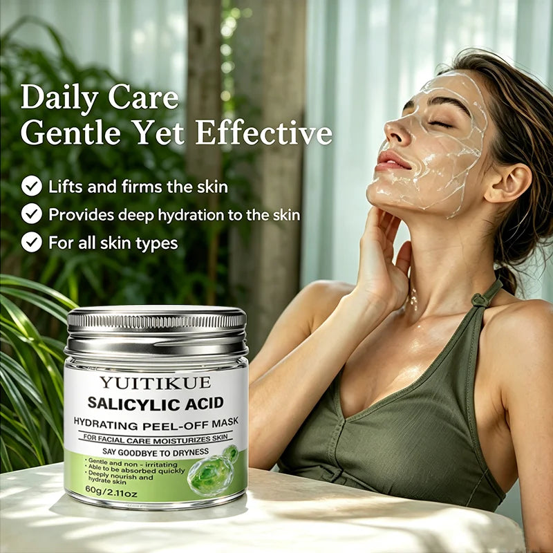 YUITIKUE Salicylic Acid Peel Off Mask Deep Pore Cleansing Facial Treatment