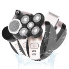 5 in 1 Electric Rotary Shaver Waterproof Beard Trimmer and Grooming Kit
