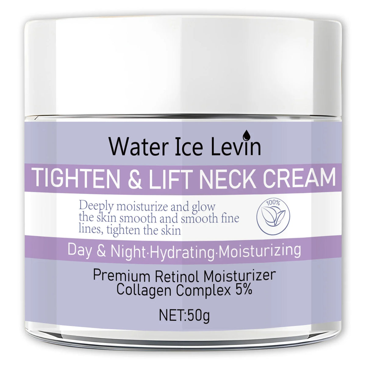 Water Ice Levin Retinol Neck Cream Firming and Lifting Collagen Lotion