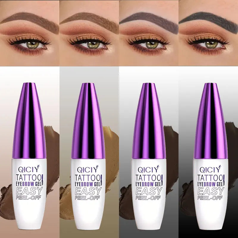 QICIY Peel Off Eyebrow Gel Waterproof Long Lasting Brow Tint - 8