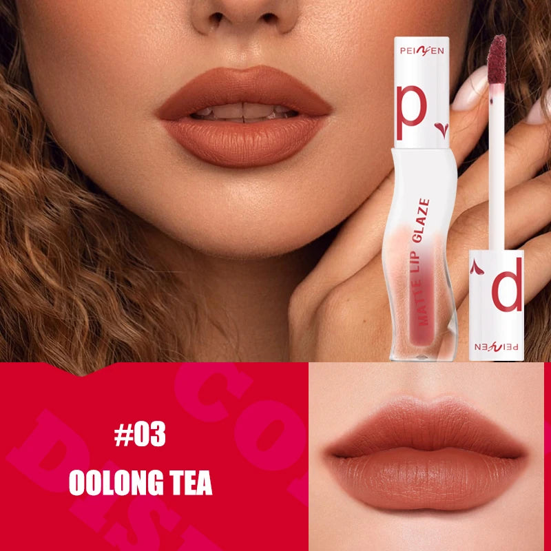 Long Lasting Matte Lipstick Waterproof Non Stick Lip Glaze