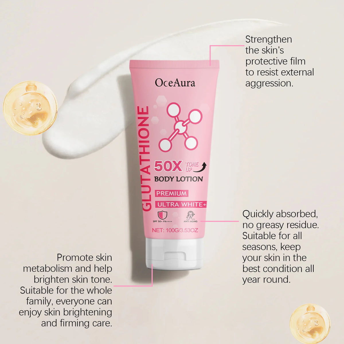 Brightening Arbutin Body Lotion for Hydrated and Even Skin Tone