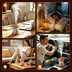 Oriental Pavilion Desktop Humidifier with Night Light